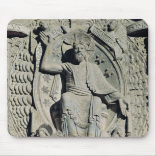 Relief depicting Christ in Glory Mouse Pad