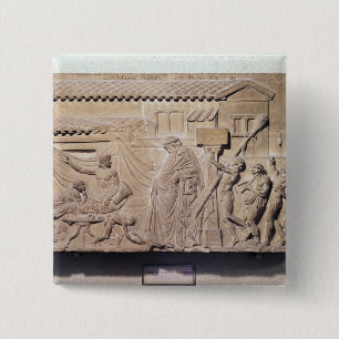 Relief depicting Dionysus at the home of 15 Cm Square Badge