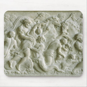 Relief depicting nereids carried away by tritons mouse pad