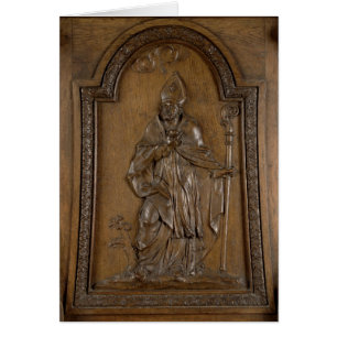Relief depicting St. Medard  Bishop