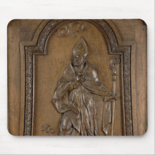 Relief depicting St. Medard  Bishop Mouse Pad