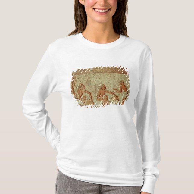 Relief depicting the making and baking of bread T-Shirt (Front)