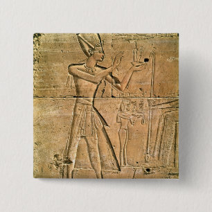 Relief depicting Tuthmosis III making an 15 Cm Square Badge