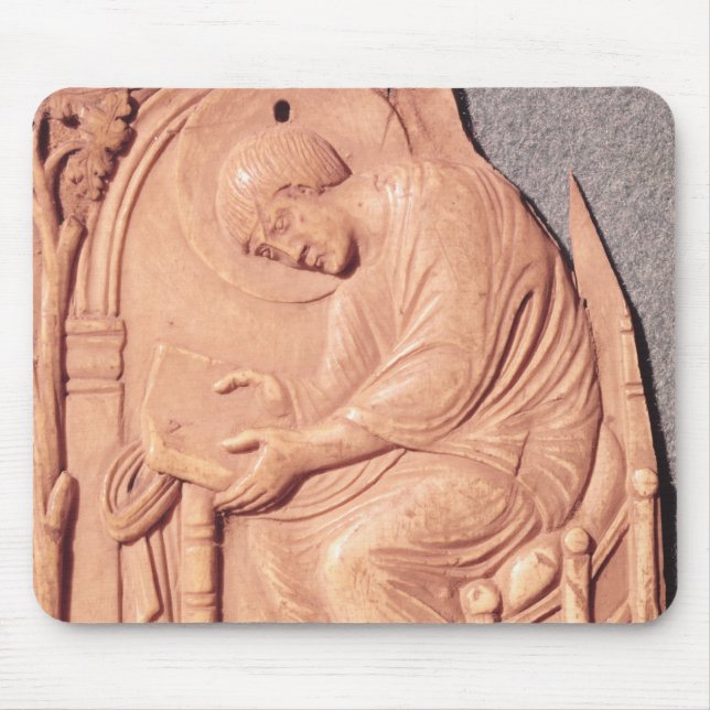 Relief of a monk studying, from Hotel de Mouse Pad (Front)