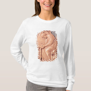 Relief of a monk studying, from Hotel de T-Shirt