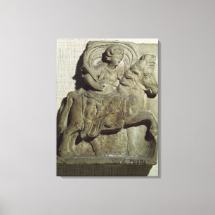 Relief of Epona, Gaulish goddess Canvas Print