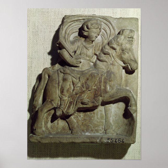 relief of Epona, Gaulish goddess Poster (Front)