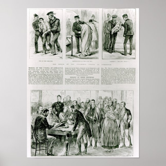 Relief of Irish Distress Poster (Front)