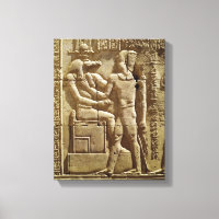 Relief of Sobek and Ptolemy VI Philometor