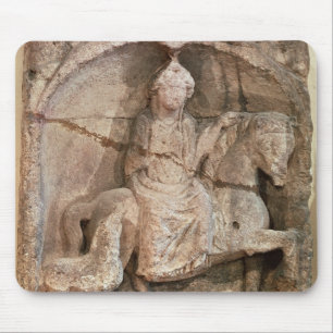 Relief representing Epona, Gaulish goddess Mouse Pad