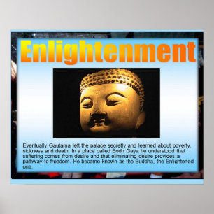 Religion,  Buddhism, Enlightenment Poster