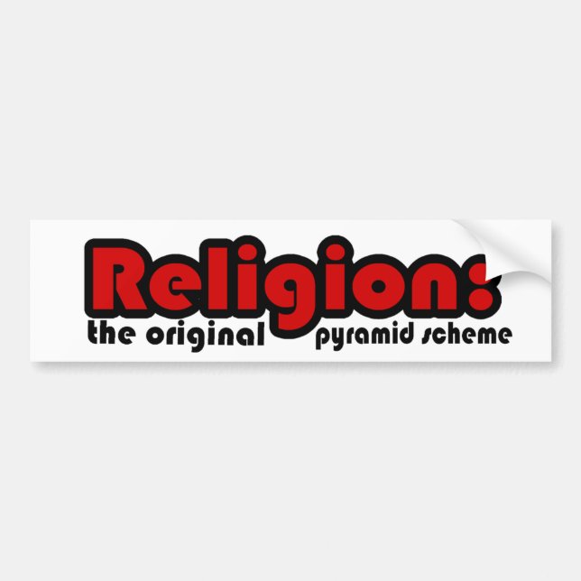Religion Bumper Sticker (Front)