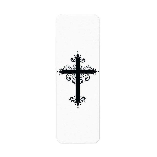 Religion Cross with an ornament (Front)