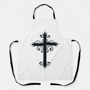 Religion Cross with an ornament Apron