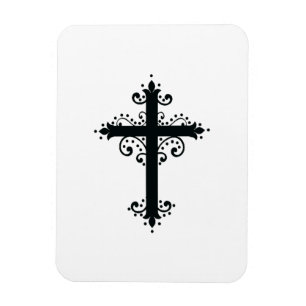 Religion Cross with an ornament Magnet
