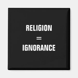religion = ignorance magnet