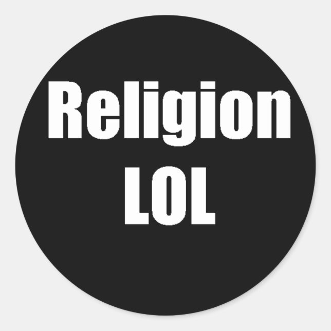 Religion lol stickers (Front)
