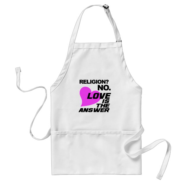 Religion & Love apron (Front)