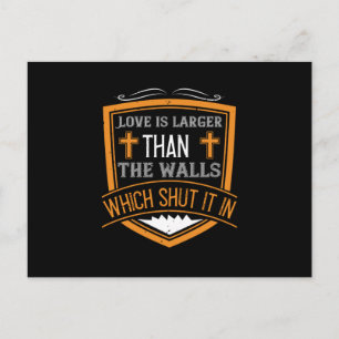 Religion - Love Is Larger Than The Walls Postcard