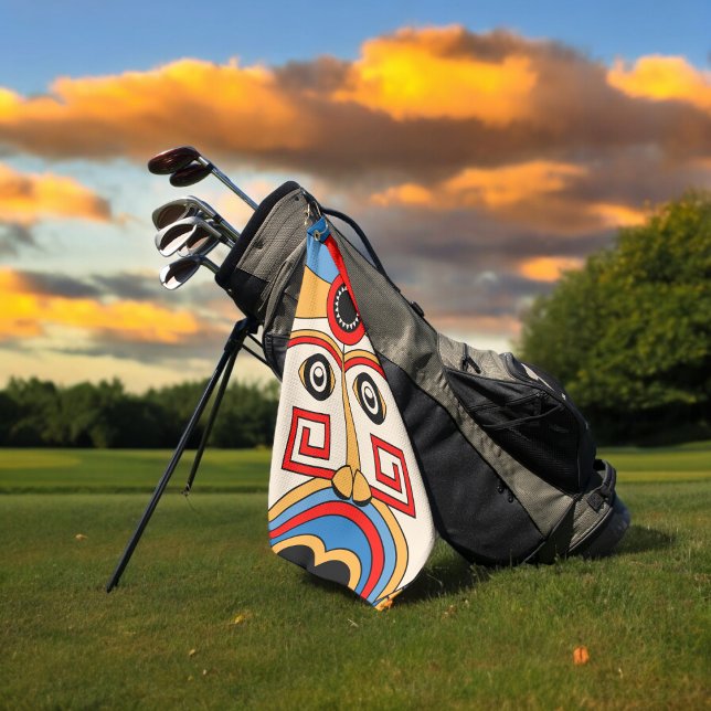 religion tiki golf towel (Golf Towel)