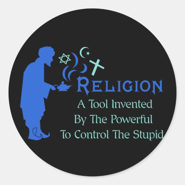 Religion Tool Classic Round Sticker (Front)
