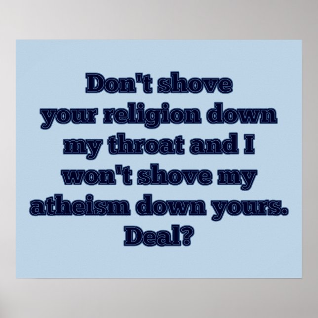 Religion VS. Atheism, part 2 Poster (Front)