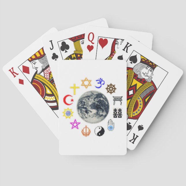 RELIGIONS OF THE WORLD PLAYING CARDS (Back)