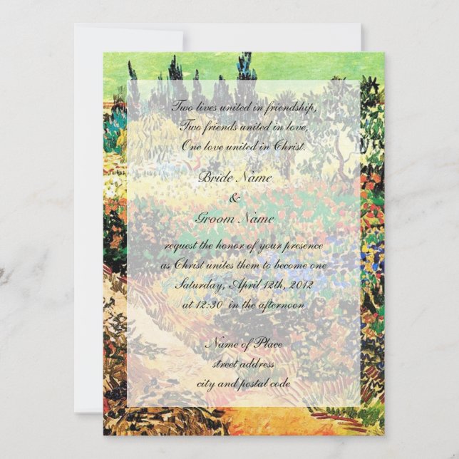 Religion's wedding invitation (Front)