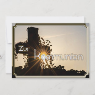 Religiöse Einladung zur Kommunion Invitation
