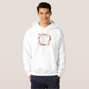 Religious 25th Wedding Anniversary Flowers Hoodie