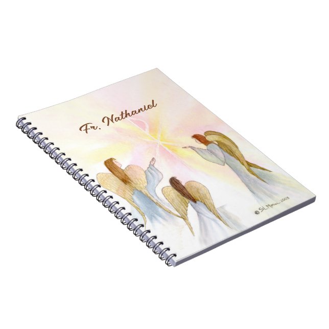 Religious Angels Personalised Notebook (Right Side)