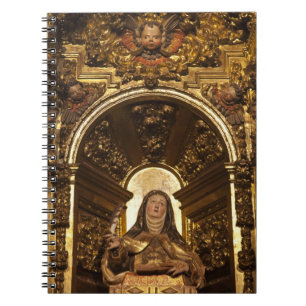 Religious art representing Santa Teresa 2 Spiral Notebook