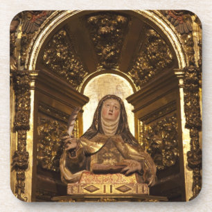 Religious art representing Santa Teresa Coaster