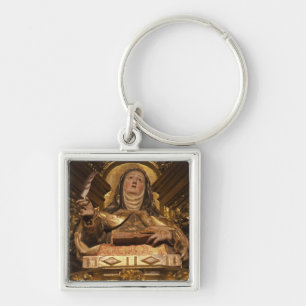 Religious art representing Santa Teresa Key Ring