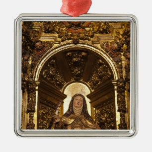Religious art representing Santa Teresa Metal Tree Decoration