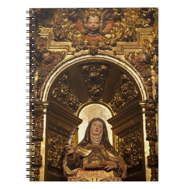 Religious art representing Santa Teresa Spiral Notebook (Front)