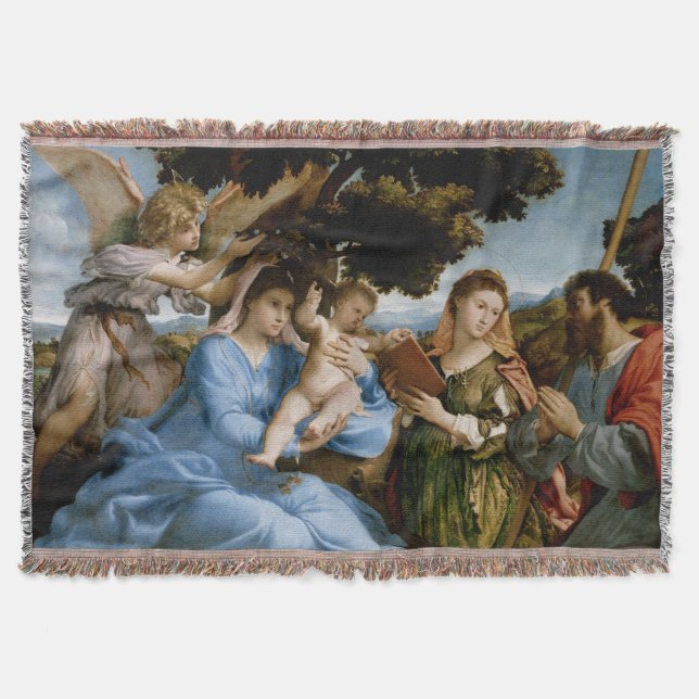 Religious Art throw blanket (Front)
