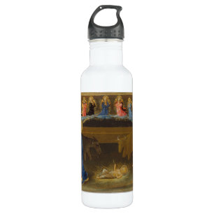 religious art water bottle