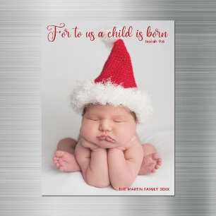 Religious Baby Photo Christian Christmas Magnet
