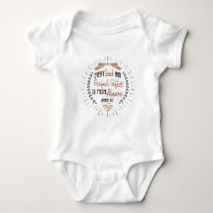 Religious Baby Shower Gifts   Bible Quote  Bodysuit