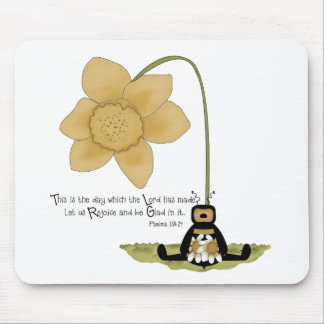 Religious Bee Mouse Pad