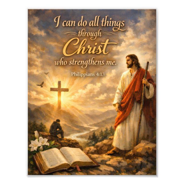 Religious Bible verse sayings quotes wall art (Front)