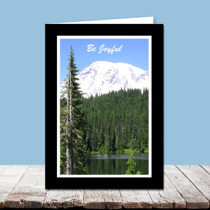 Religious Birthday Card -- Be Joyful