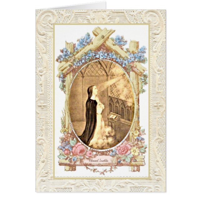 Religious Blessed Imelda Lambertini  Prayer (Front)