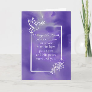 Religious Blessing May the Lord Bless and Keep You Card