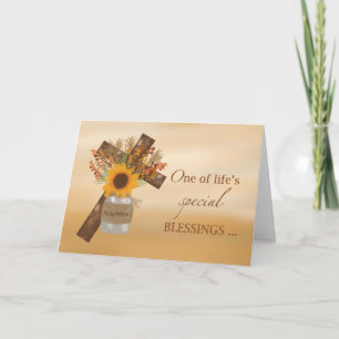 Religious Blessing to Neighbour at Thanksgiving  Card