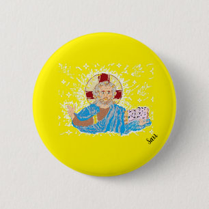 Religious Button : Christ