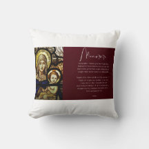 Religious Catholic Blessed Virgin Mary Pillow