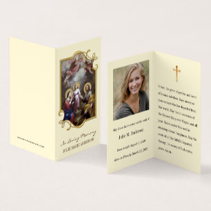 Religious Catholic Funeral Memorial Holy Cards