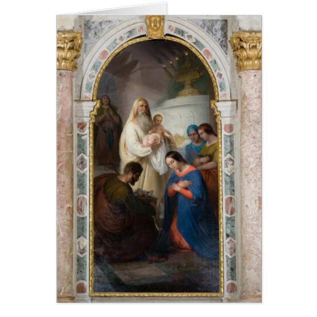 Religious Catholic Presentation Jesus Temple (Front)